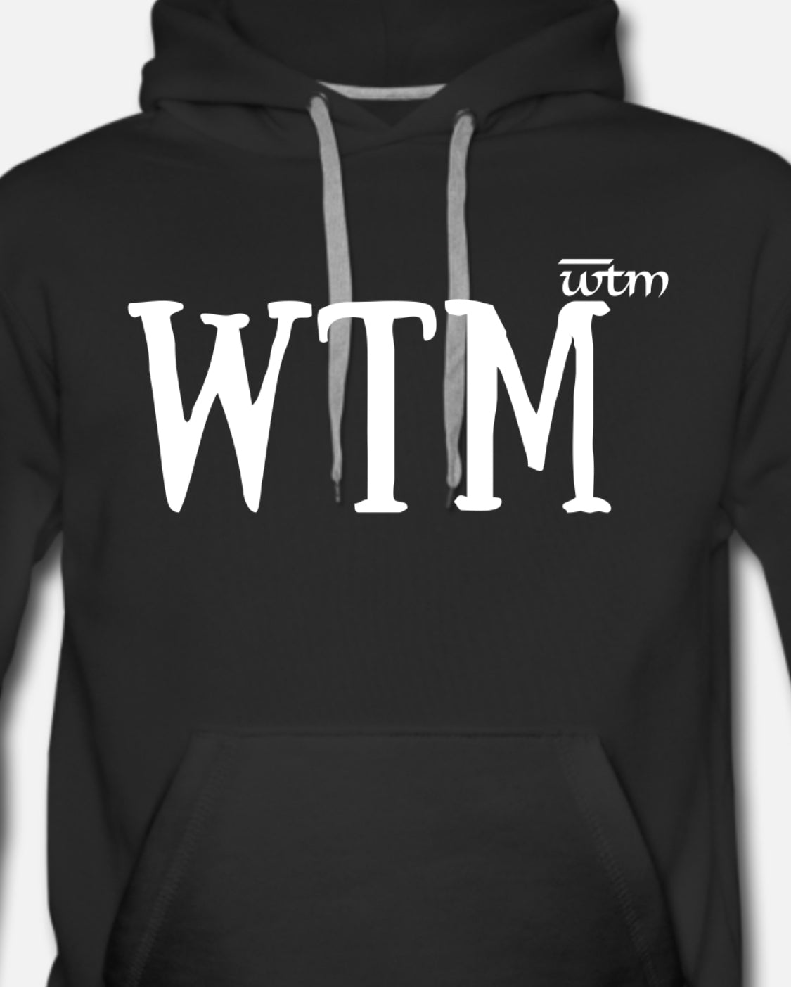Premium Black “WTM” Hoodie