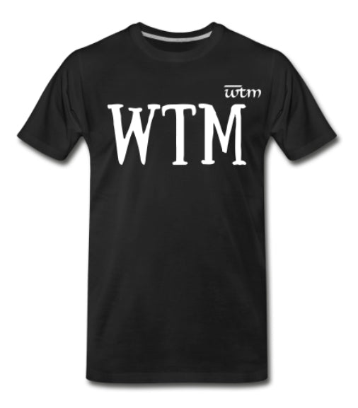 Black Short Sleeve “WTM” T- Shirt