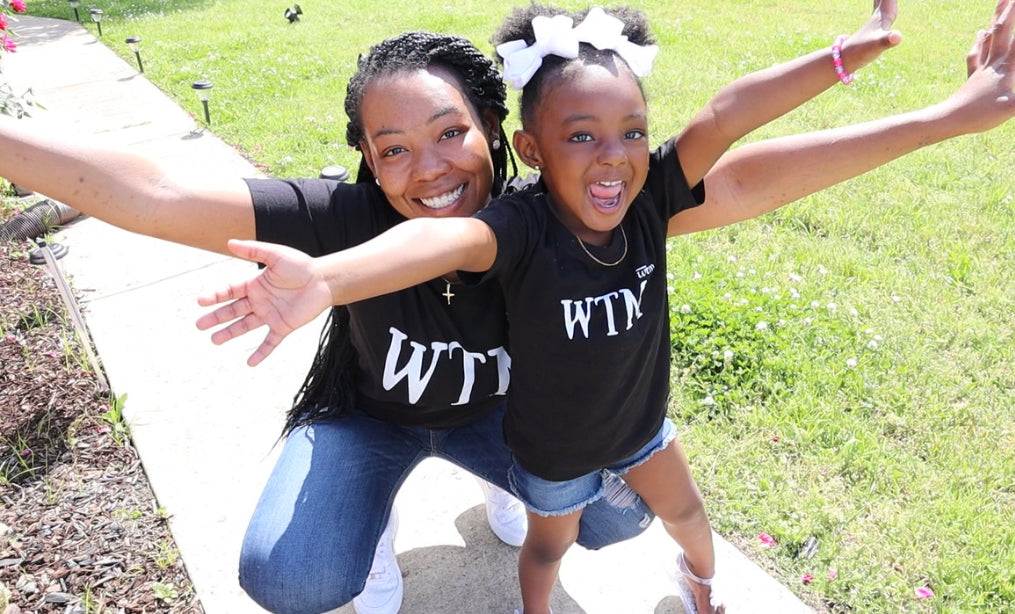 Black Toddler “WTM” T-Shirt