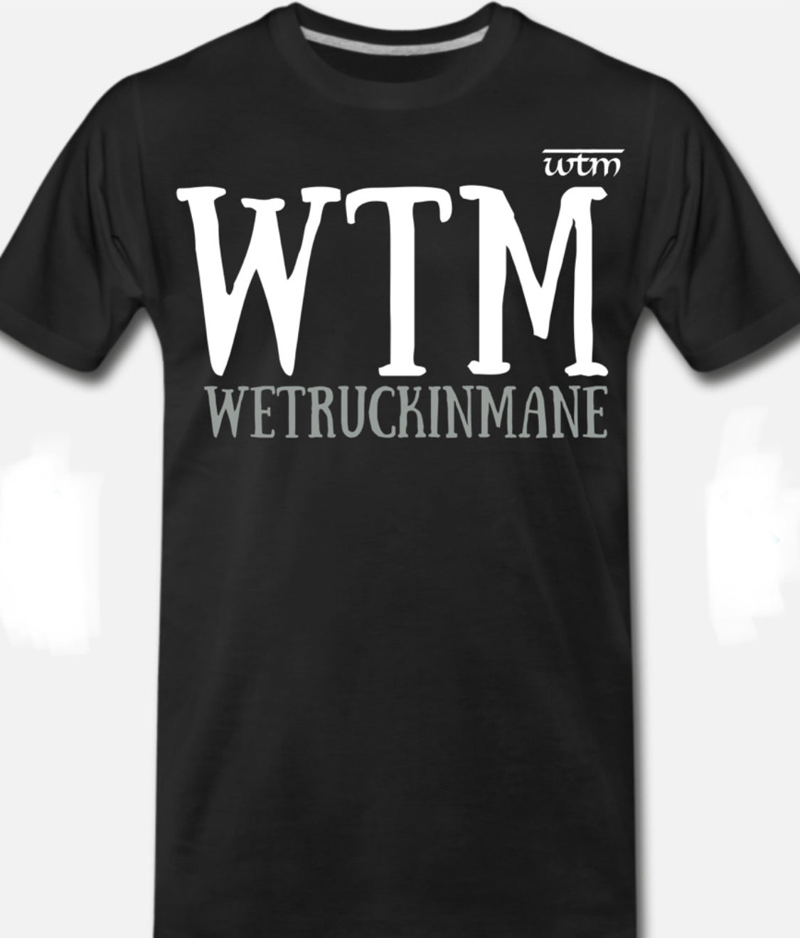 Black and Gray short sleeve “WTM” Shirt