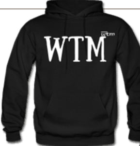 Premium Black “WTM” Hoodie