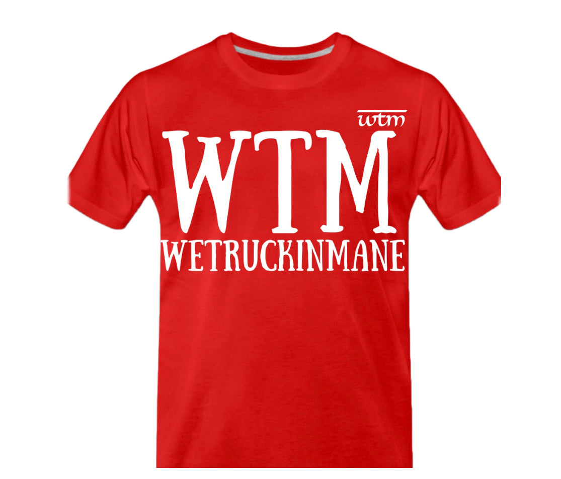Red short sleeve “WTM” Shirt